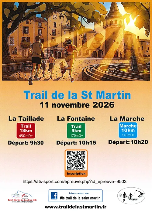 Trail de la Saint Martin de Londres 2026 Inscription Résultats