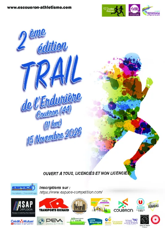 Trail de l&rsquo;Erduriere 2026 Inscription Résultats