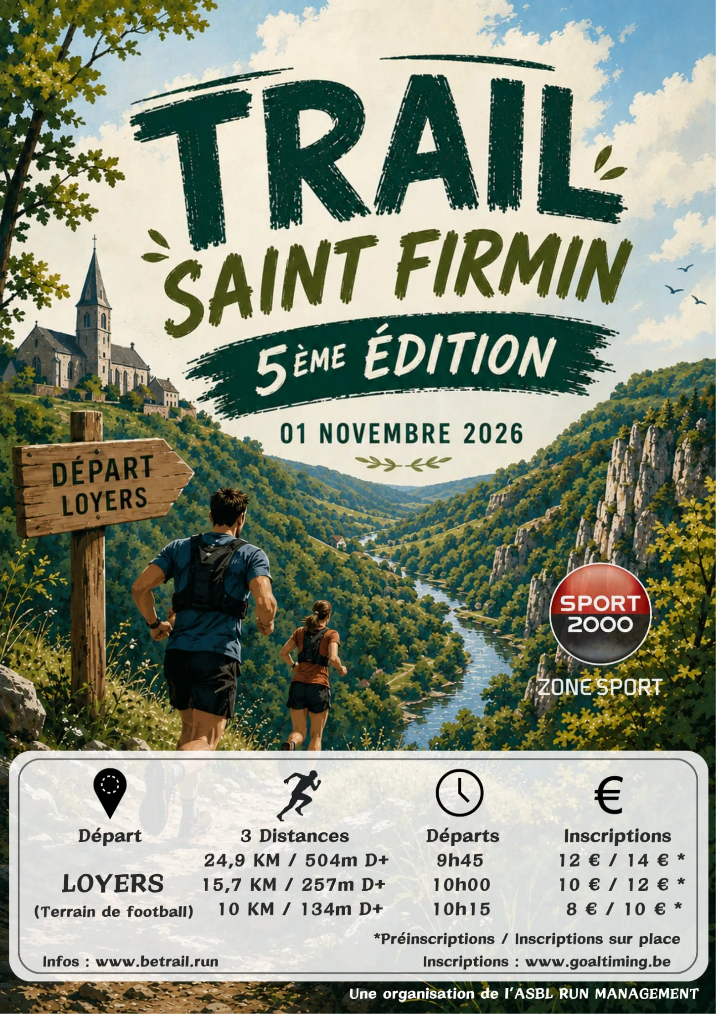 Trail de Saint Firmin 2026 Inscription Résultats
