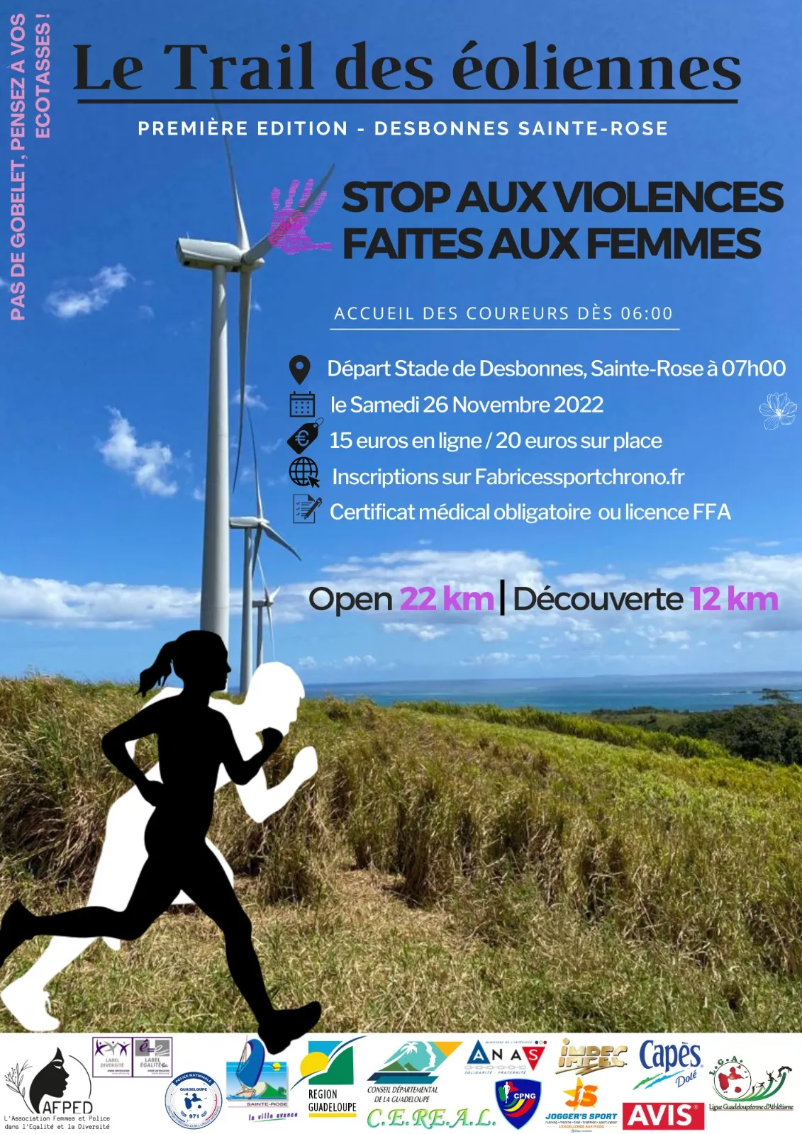 Trail des Eoliennes Sainte Rose 2026 Inscription Résultats