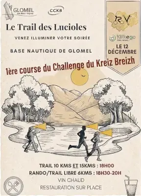 Trail des Lucioles Glomel 2026 Inscription Résultats