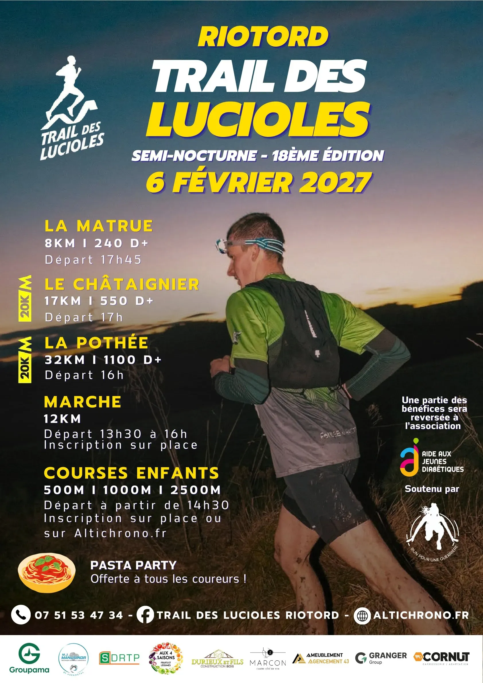 Trail des Lucioles – Riotord 2027 Inscription Résultats