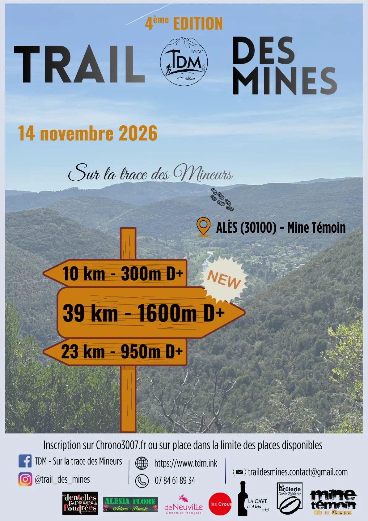Trail des Mines – Ales 2026 Inscription Résultats