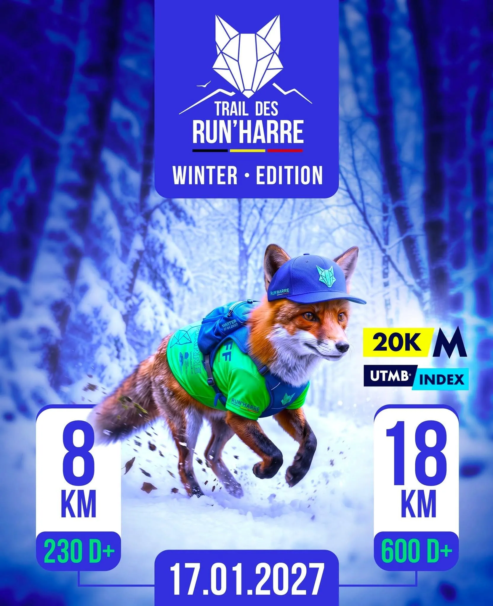 Trail des Run’Harre Winter 2027 Inscription Résultats