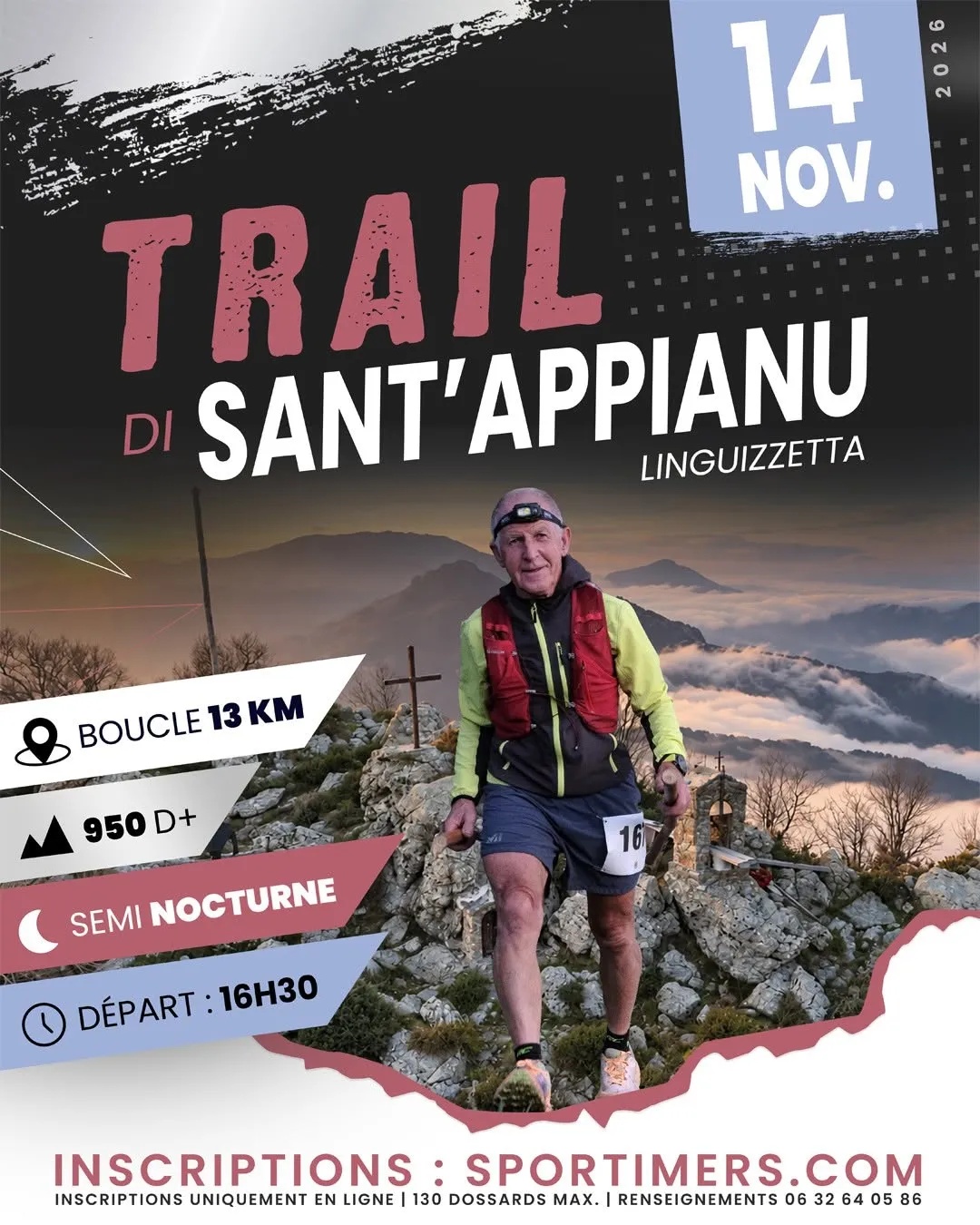 Trail di Sant’Appianu 2026 Inscription Résultats