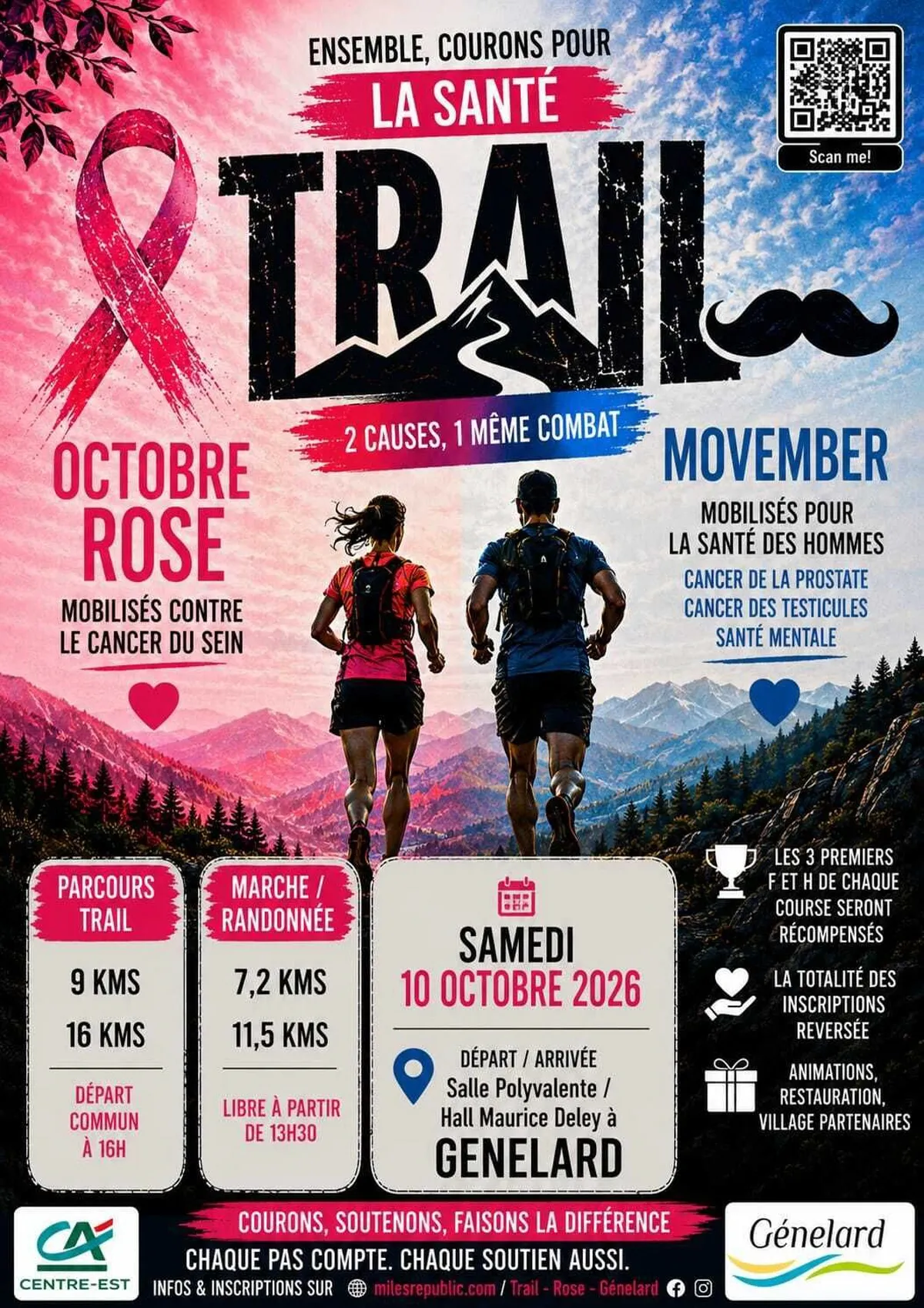 Trail Rose Genelard 2026 Inscription Résultats