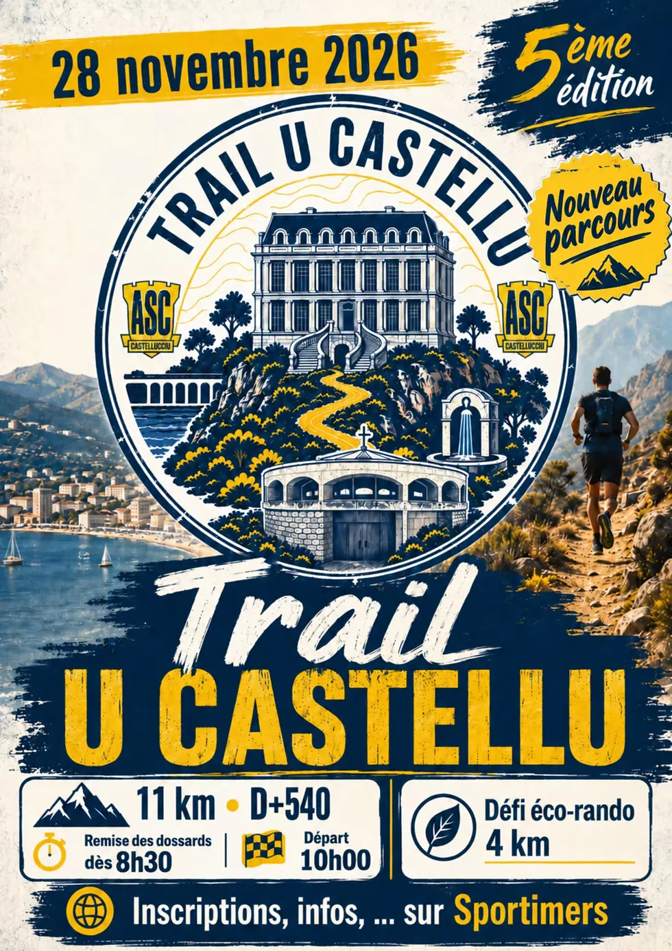 Trail U castellu Ajaccio 2026 Inscription Résultats