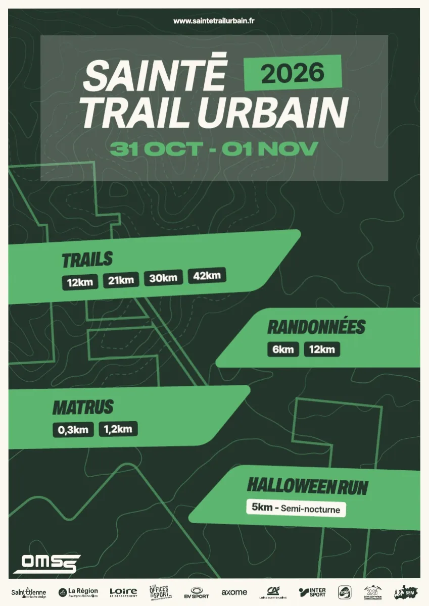 Trail urbain de Saint Etiennne 2026 Inscription Résultats