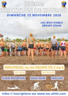Triathlon de Kourou 2026 Inscription Résultats