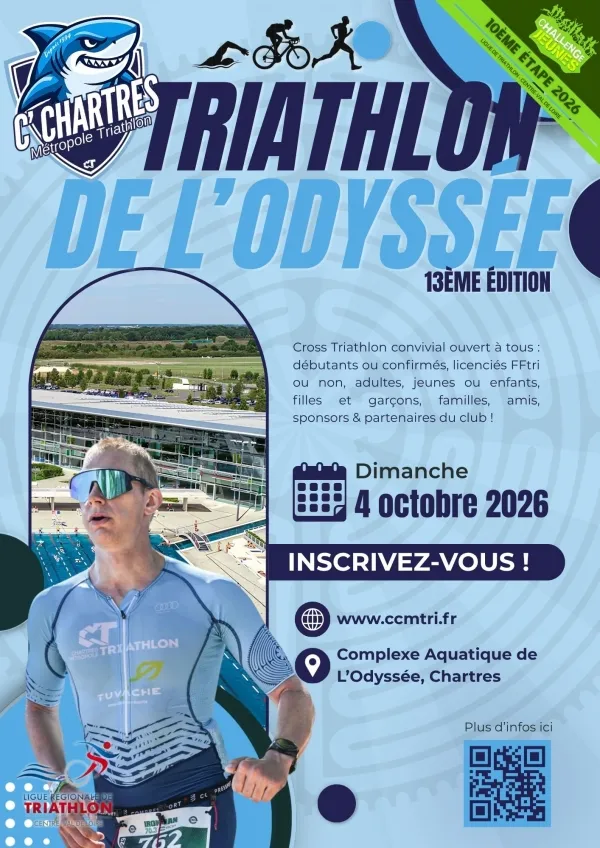 Triathlon de l&rsquo;Odyssée 2026 Inscription Résultats