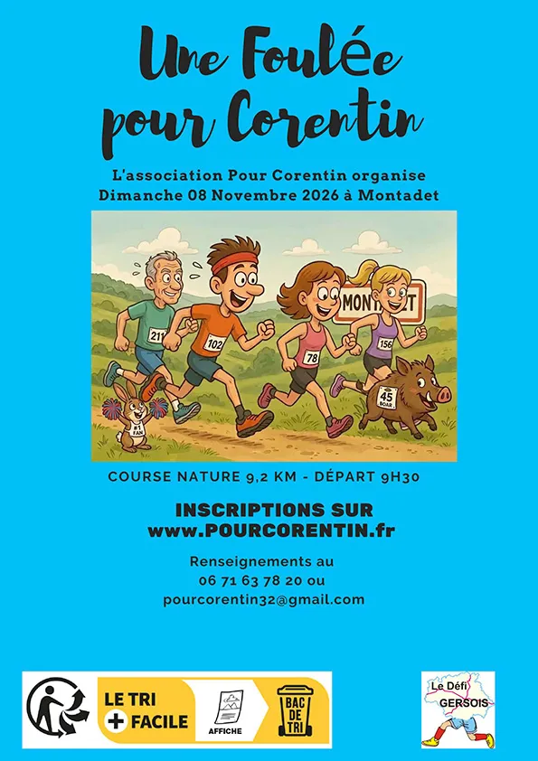 Une foulée pour corentin 2026 Inscription Résultats