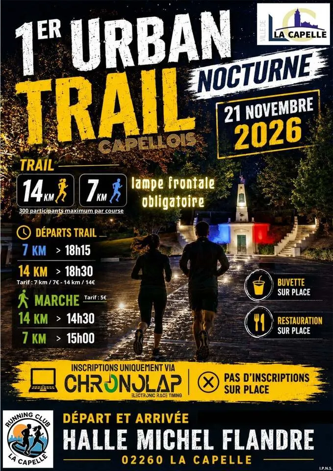 Urban Trail Capellois 2026 Inscription Résultats