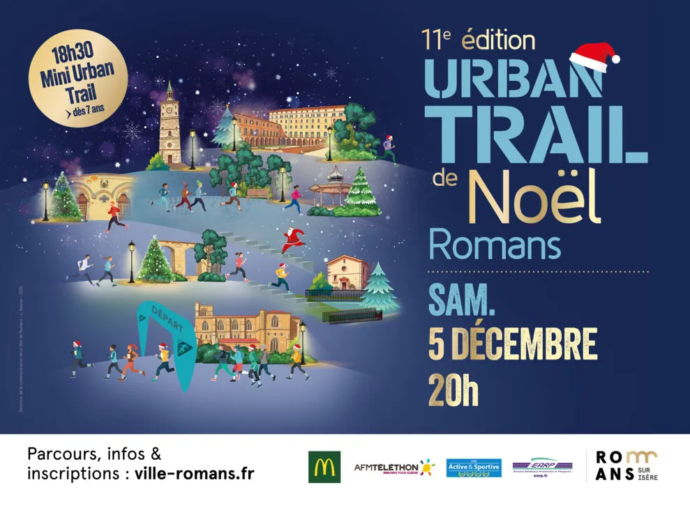 urban trail de Romans sur Isère 2026 Inscription Résultats