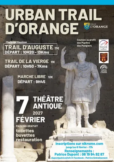 Urban trail d&rsquo;Orange 2027 Inscription Résultats